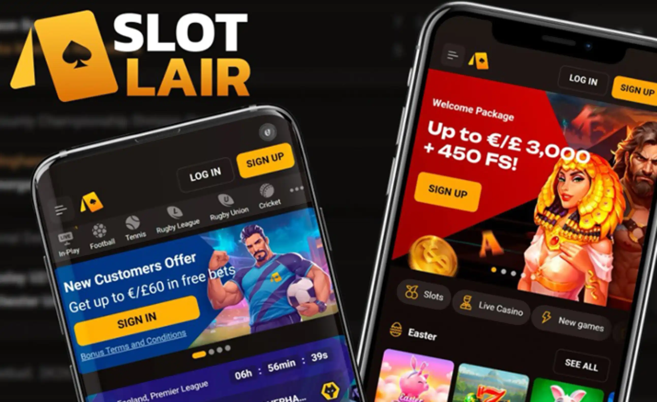 Slotlair Casino App-schermafbeelding